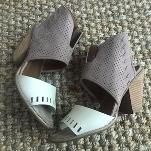 Dolce by Mojo Moxy Laser Cut Heel Side Zippers
